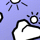 cloud icons on a purple backdrop