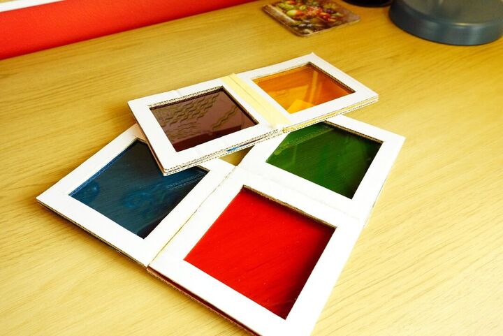 A Set of Red, Blue and Green filters